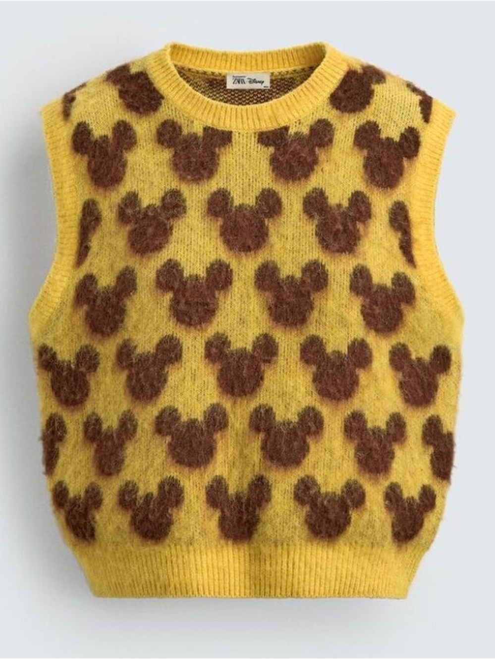 ZARA x Harry Lambert Mickey Pattern Knit Vest - Disney